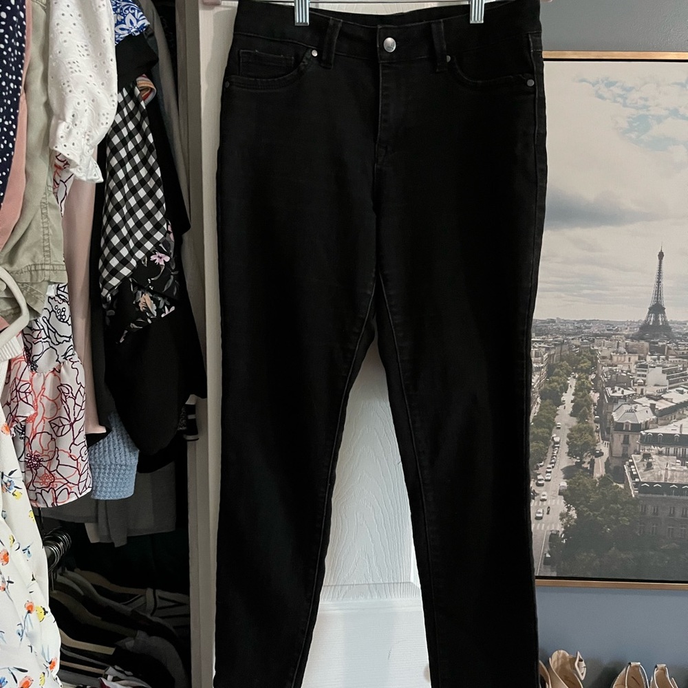 D.jeans black skinny size 8